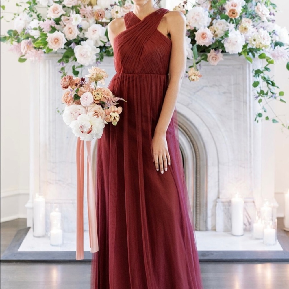 Revelry Aria Tulle Dress in Blush
